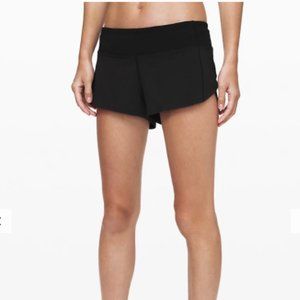 Lululemon Speed Up Black Shorts 2.5"